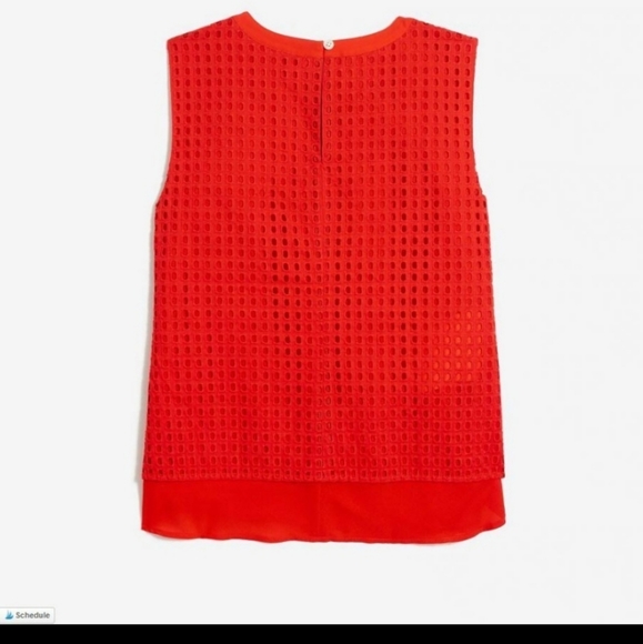 J.Crew Factory Eyelet Shell Sleeveless Tank - Picture 8 of 10